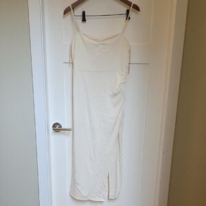 Wilfred Cream Midi Dress
